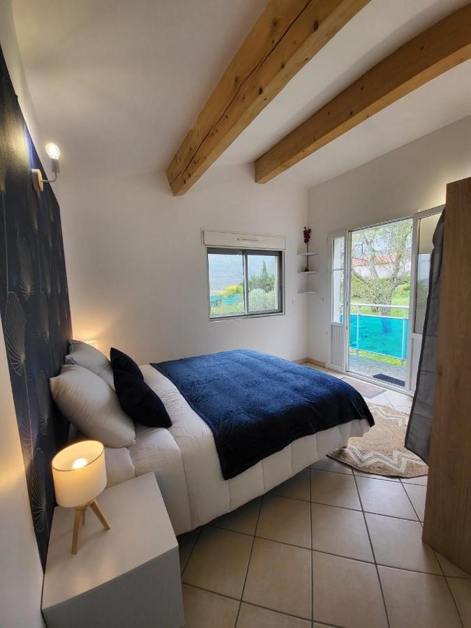 Nid Douillet - Les Fargettes - Superbe Vue - Charmante Petite Maison Avec Jardin - 2 Pieces A Privas Exterior foto